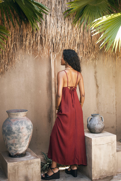 Birdie Dress - Sangria