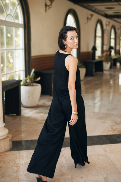 Elsa Pants - Black Fugette
