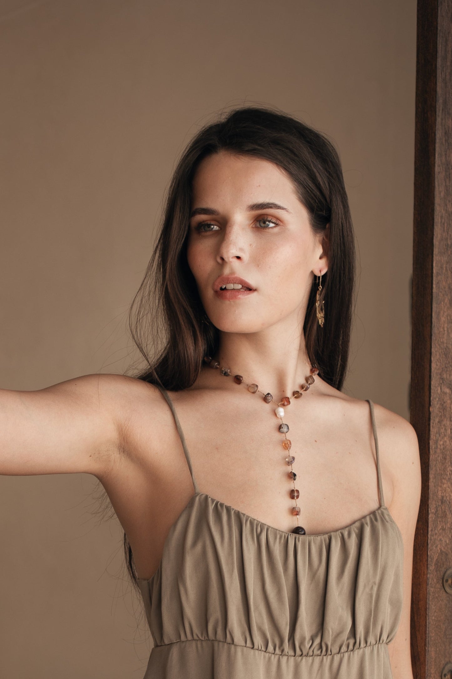 Crystal Pearl Necklace
