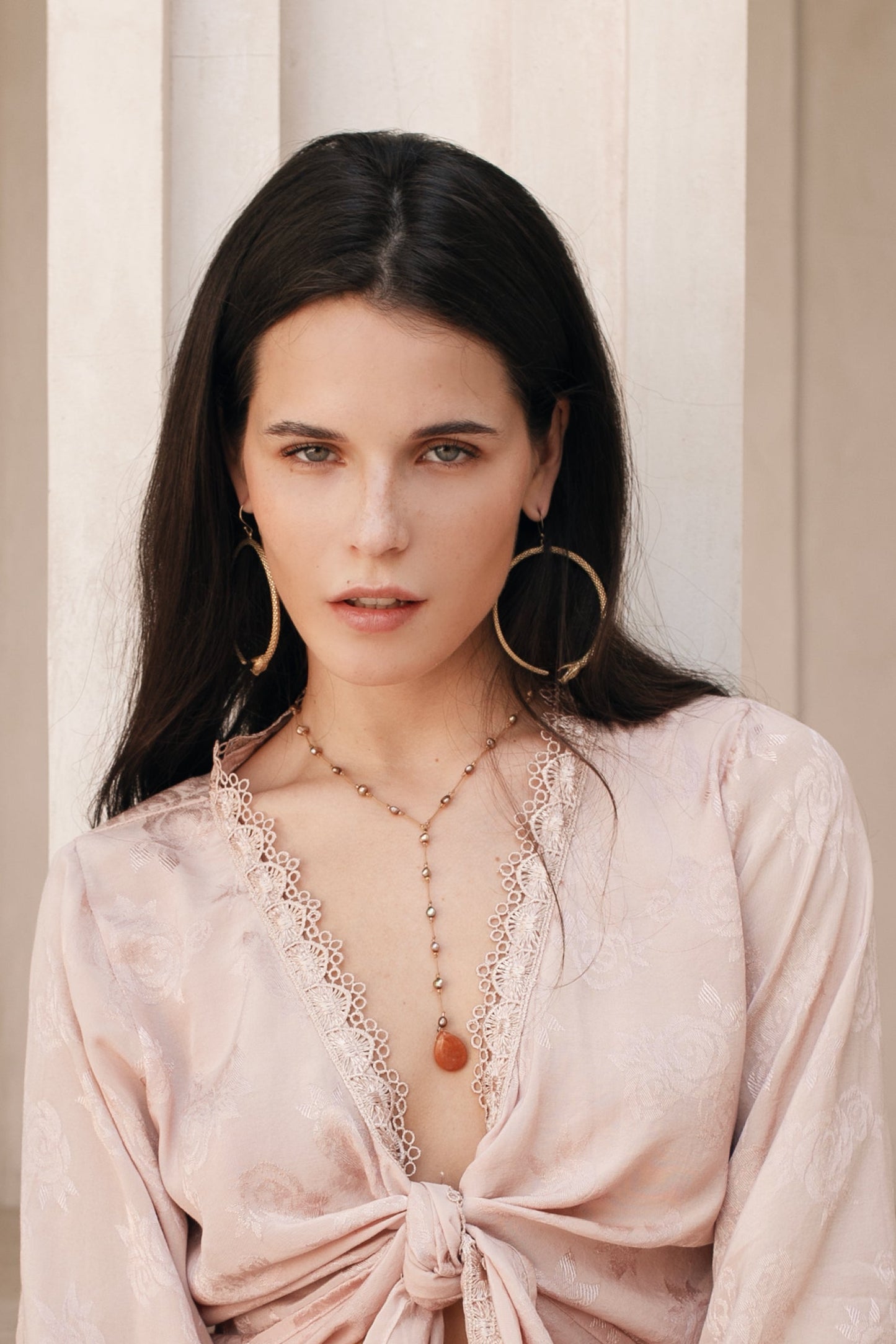Pearl Lariat necklace
