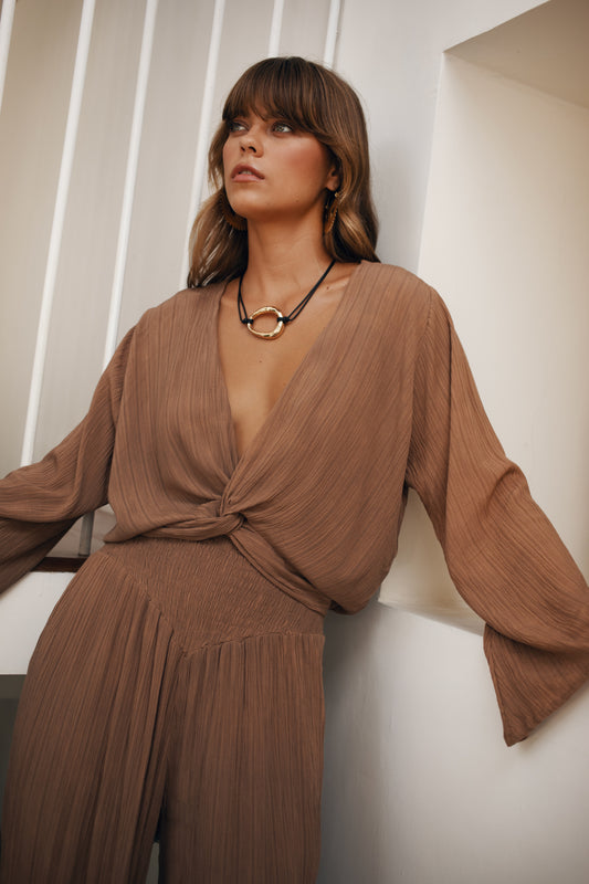 Kirsi Flare Top - Hazel