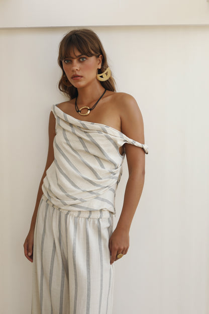 Nyssa Top - Multi Stripe