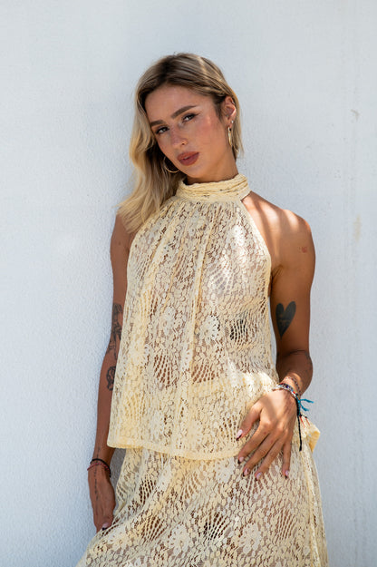 Tasha Top - Butter Lace
