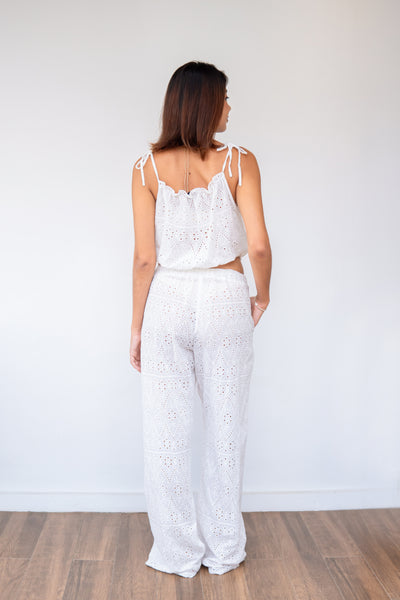 Galea Pants - Embroidered Cotton