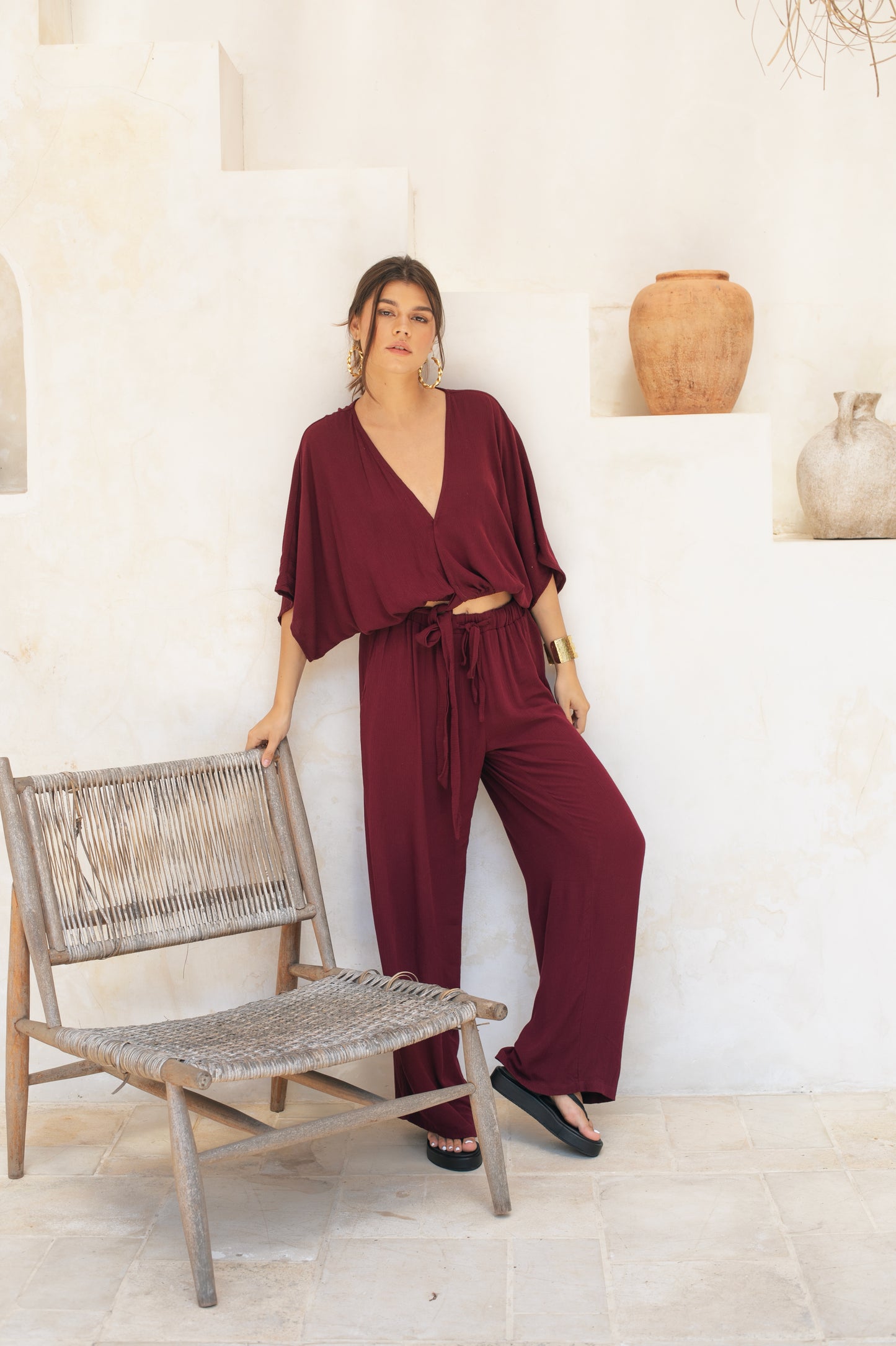 Galea Pants - Sangria