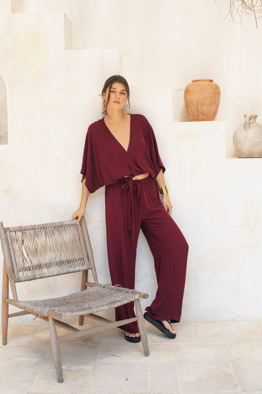 Galea Pants - Sangria