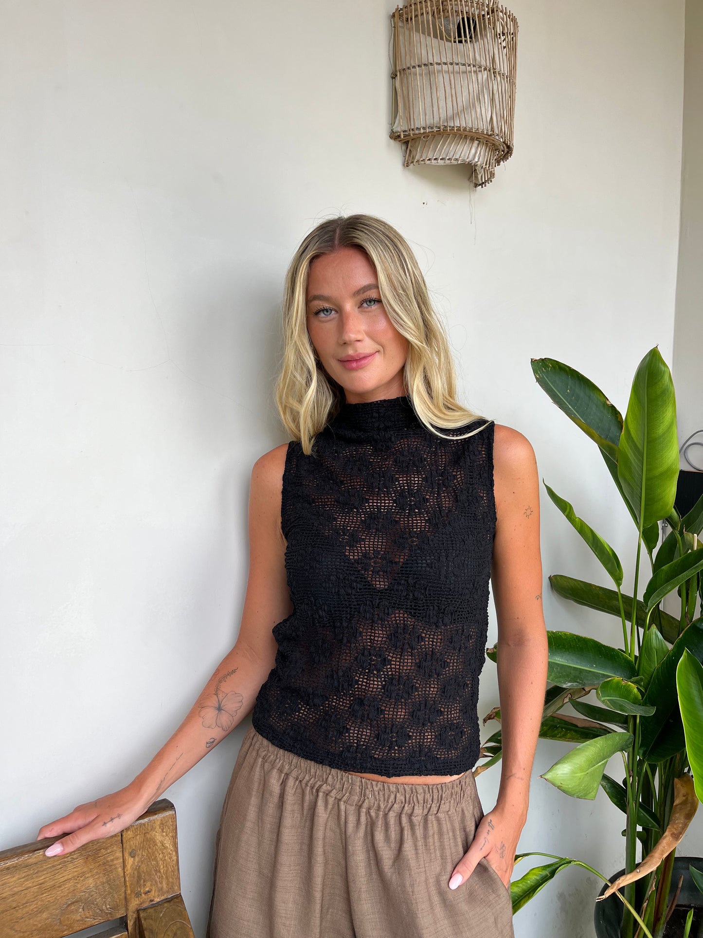 Gwynne Reversible Top -Black