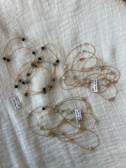 Double Layer Beaded Necklace