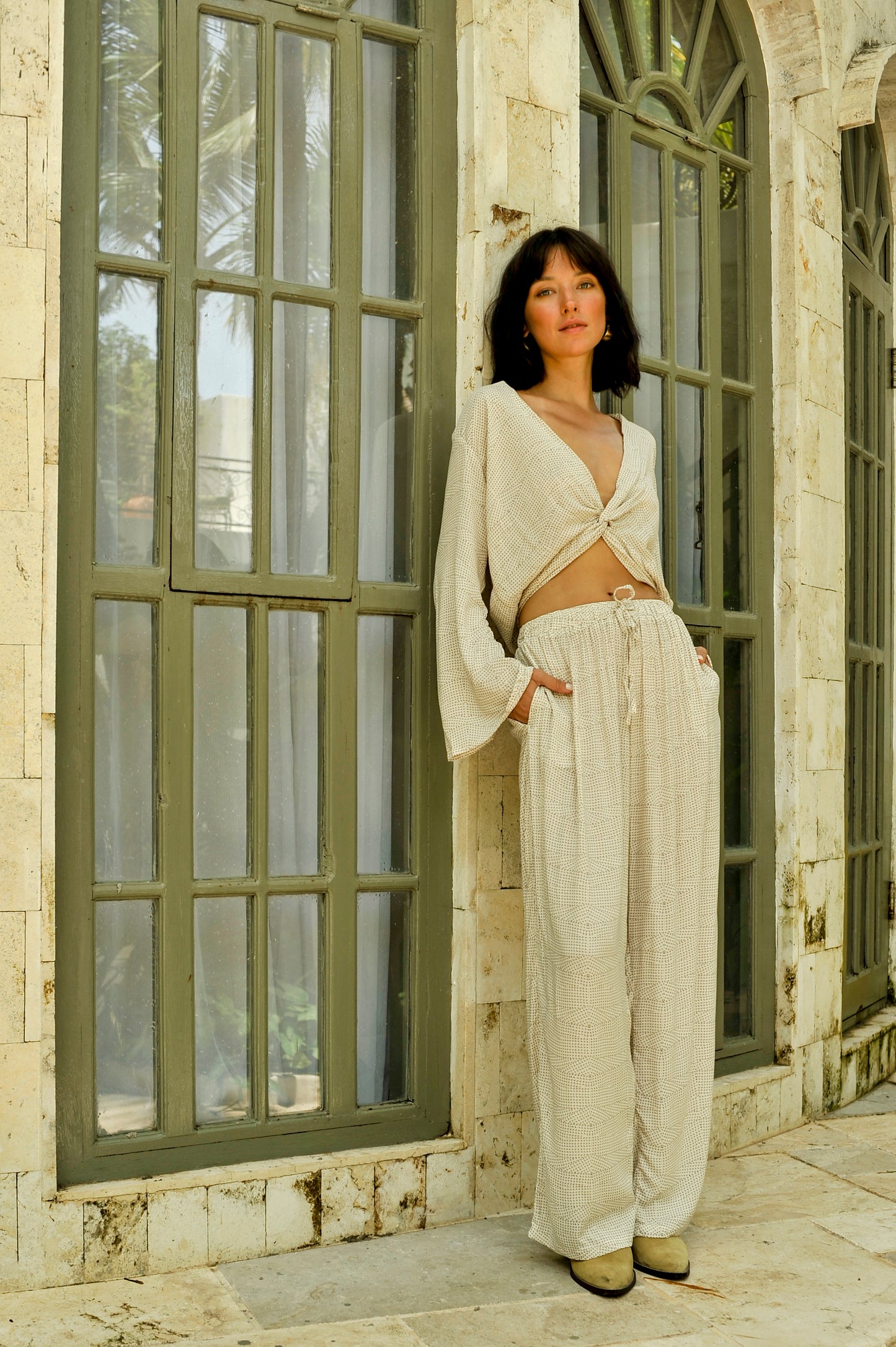 Galea Pants - Line Print
