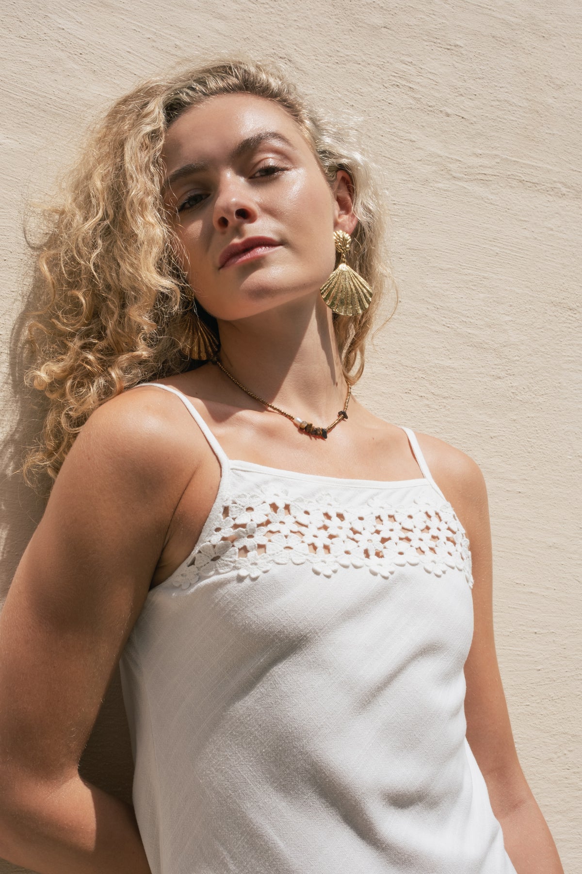 Evelina Dress - Pearl