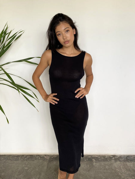 Caprilla Knit Dress - Black