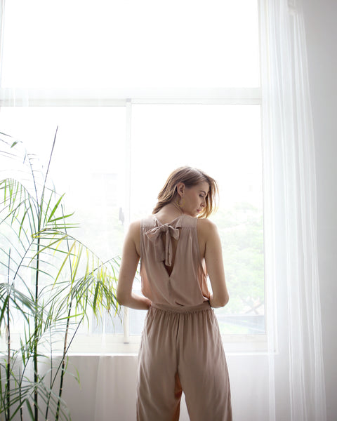 Rylee Jumpsuit - Beige