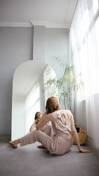Rylee Jumpsuit - Beige
