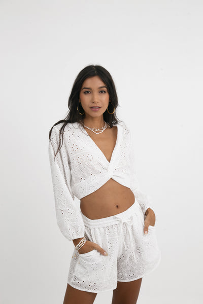 Kirsi Top - Embroidered Cotton